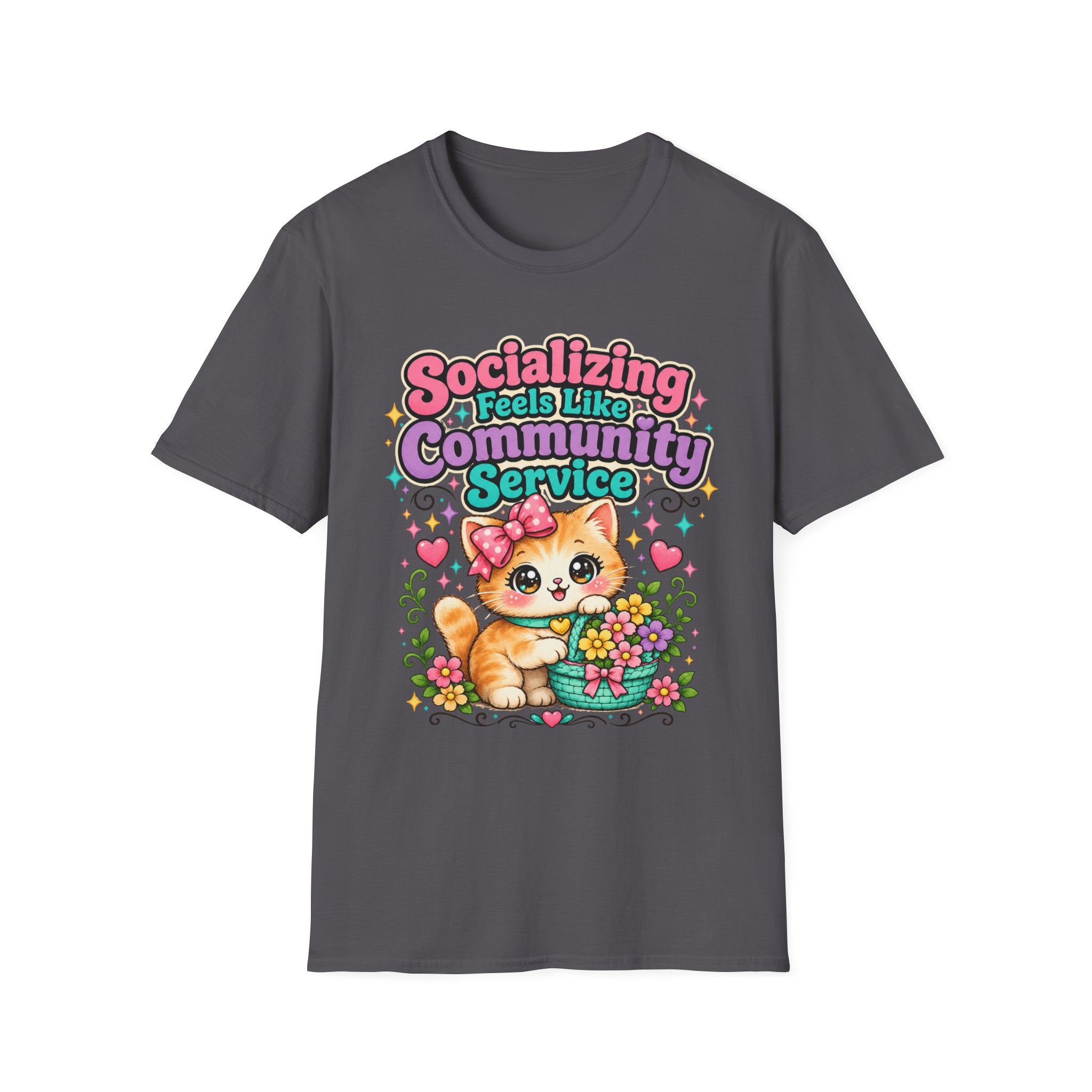 Socializing Feels Like Community Service T-Shirt