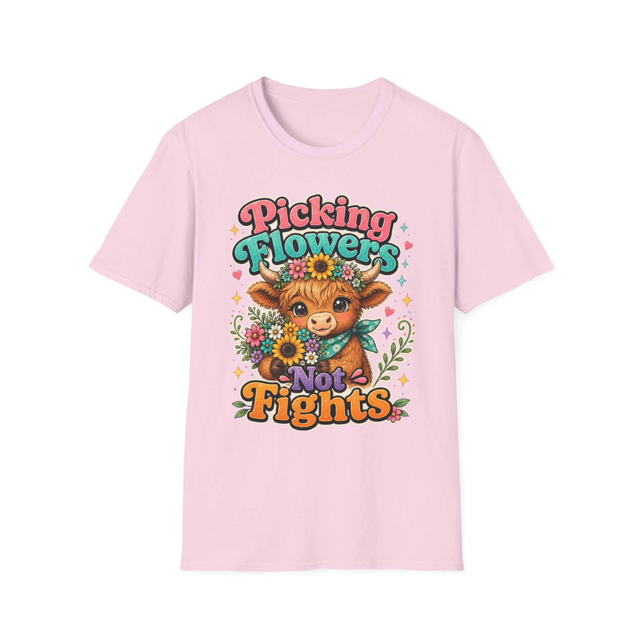 Picking Flowers Not Fights T-Shirt