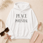 Peace Over Potential Hoodie | Unisex Healing Era Sweatshirt | Self-Love & Boundaries Pullover