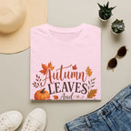Autumn Leaves And Pumpkins Please T-Shirt