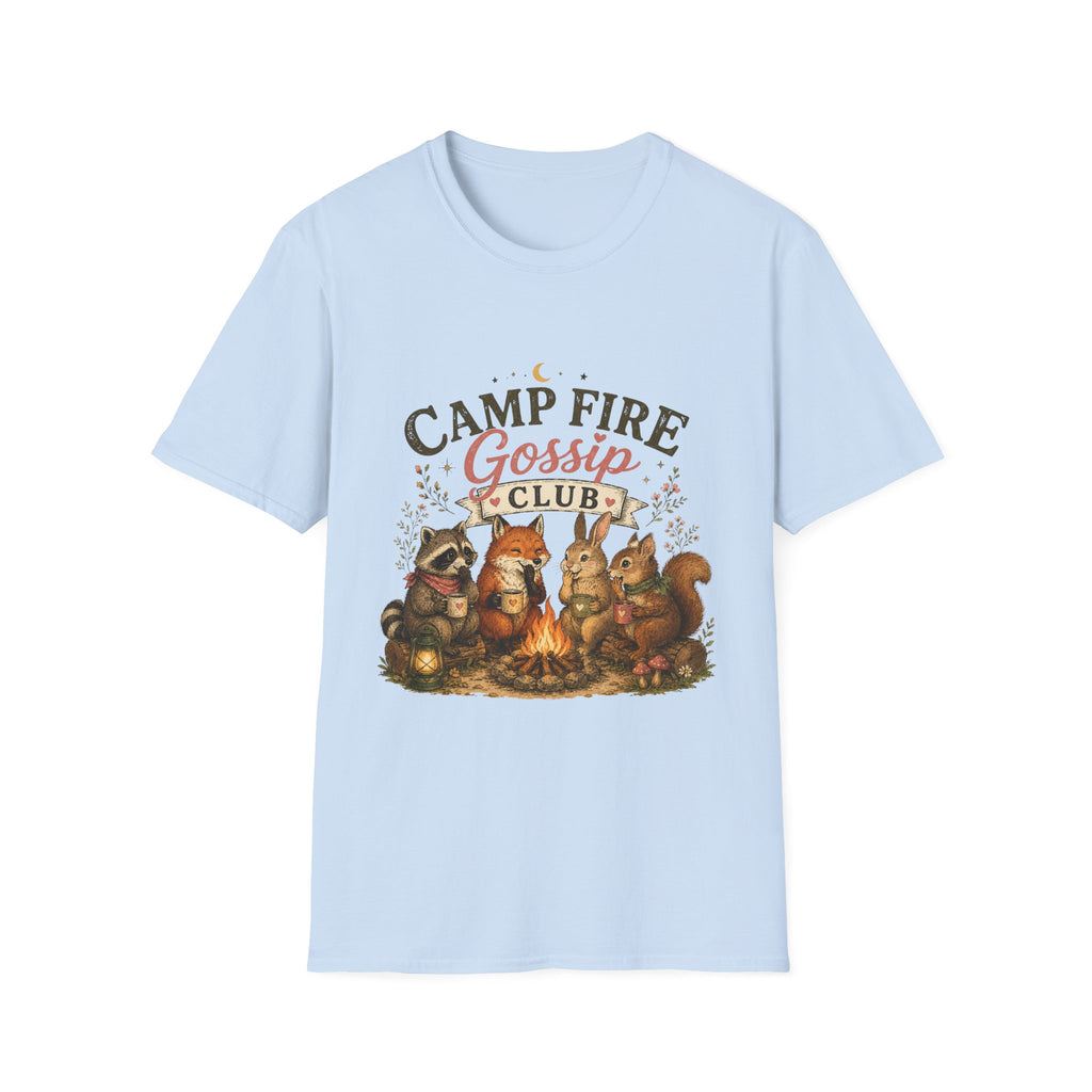 Camp Fire Gossip Club T-Shirt