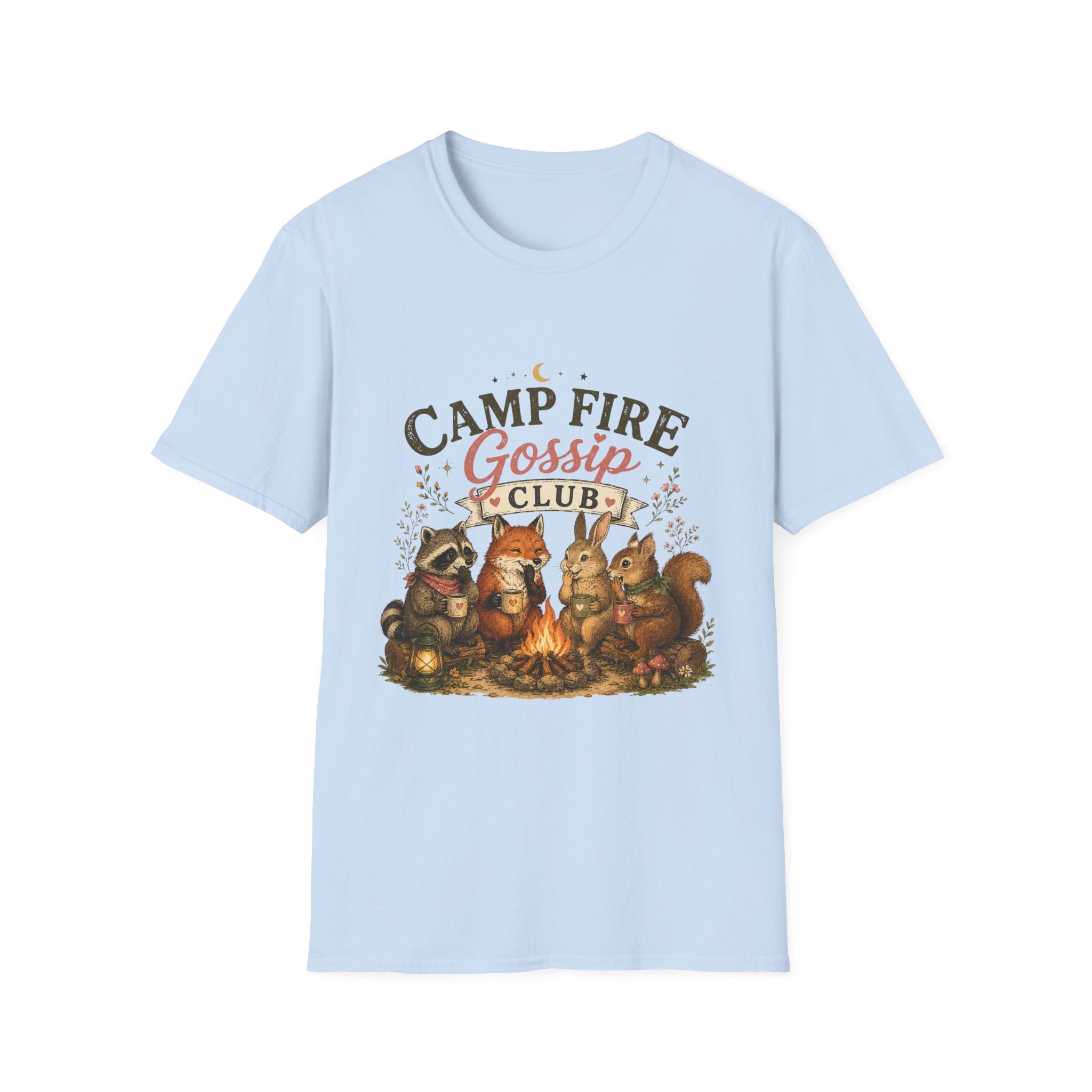 Camp Fire Gossip Club T-Shirt