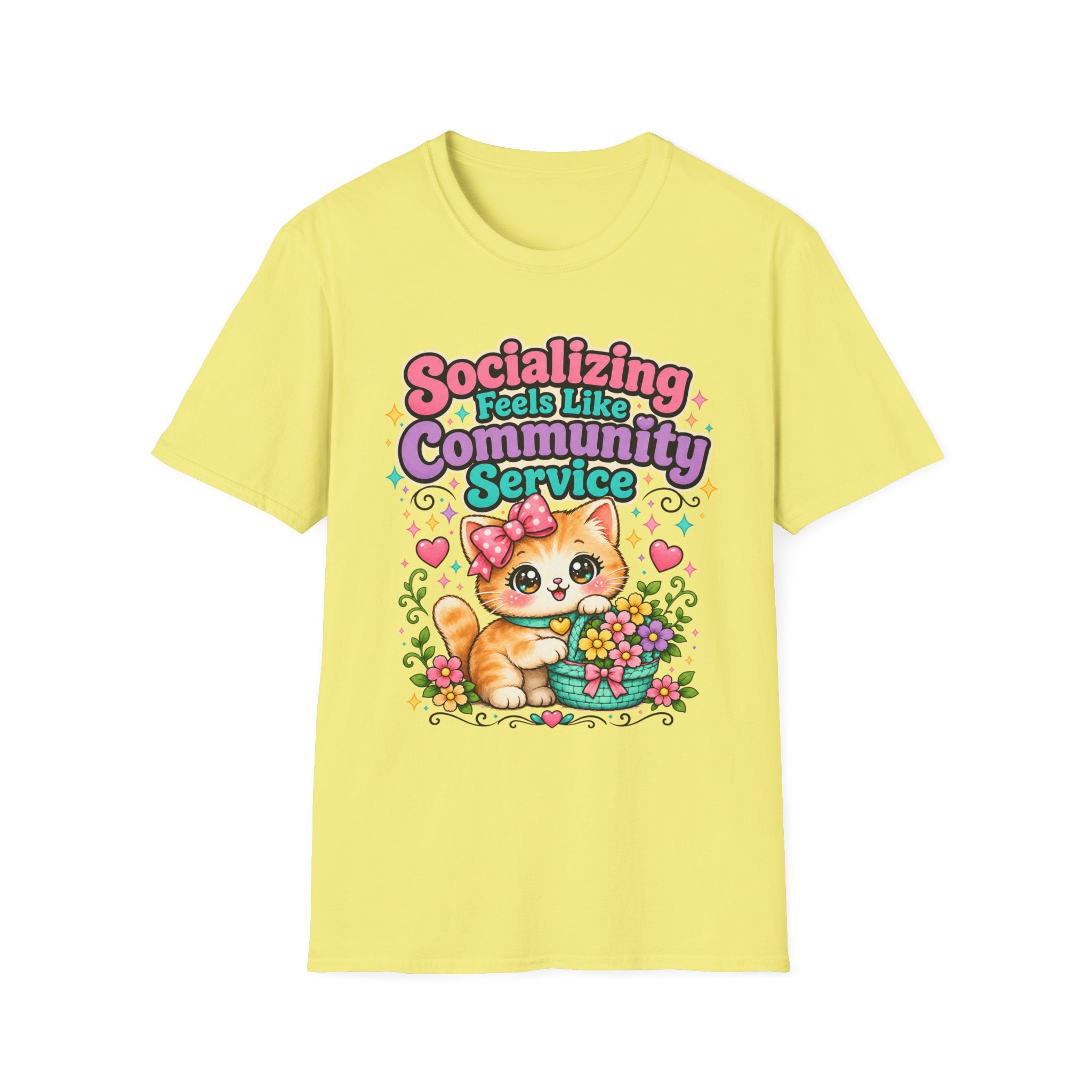 Socializing Feels Like Community Service T-Shirt