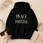 Peace Over Potential Hoodie | Unisex Healing Era Sweatshirt | Self-Love & Boundaries Pullover