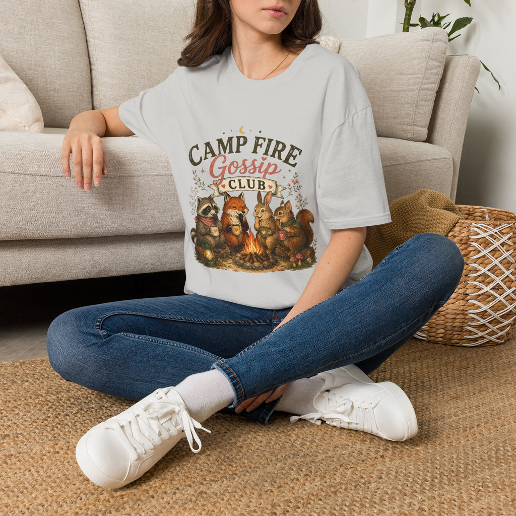 Camp Fire Gossip Club T-Shirt