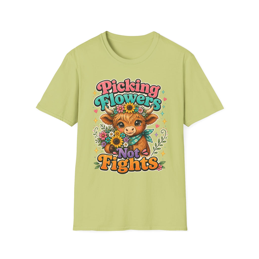 Picking Flowers Not Fights T-Shirt