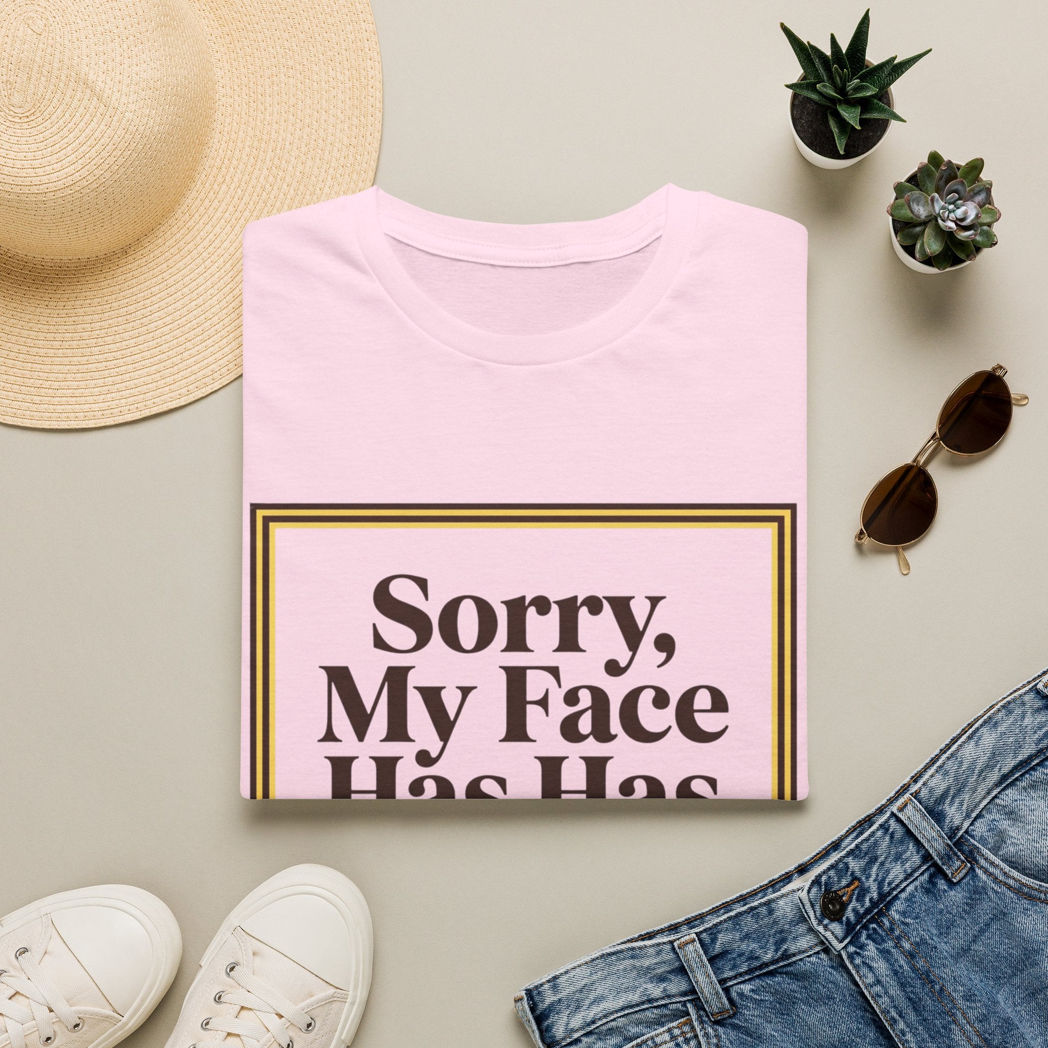 Sorry My Face Has Subtitles T-Shirt