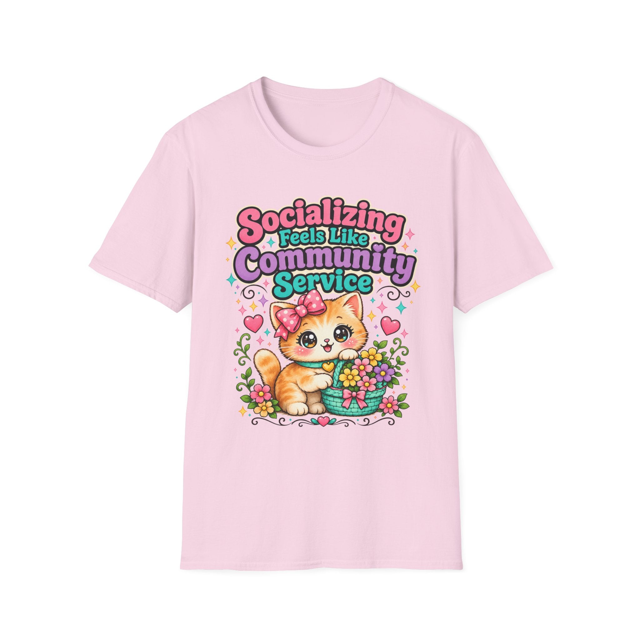 Socializing Feels Like Community Service T-Shirt