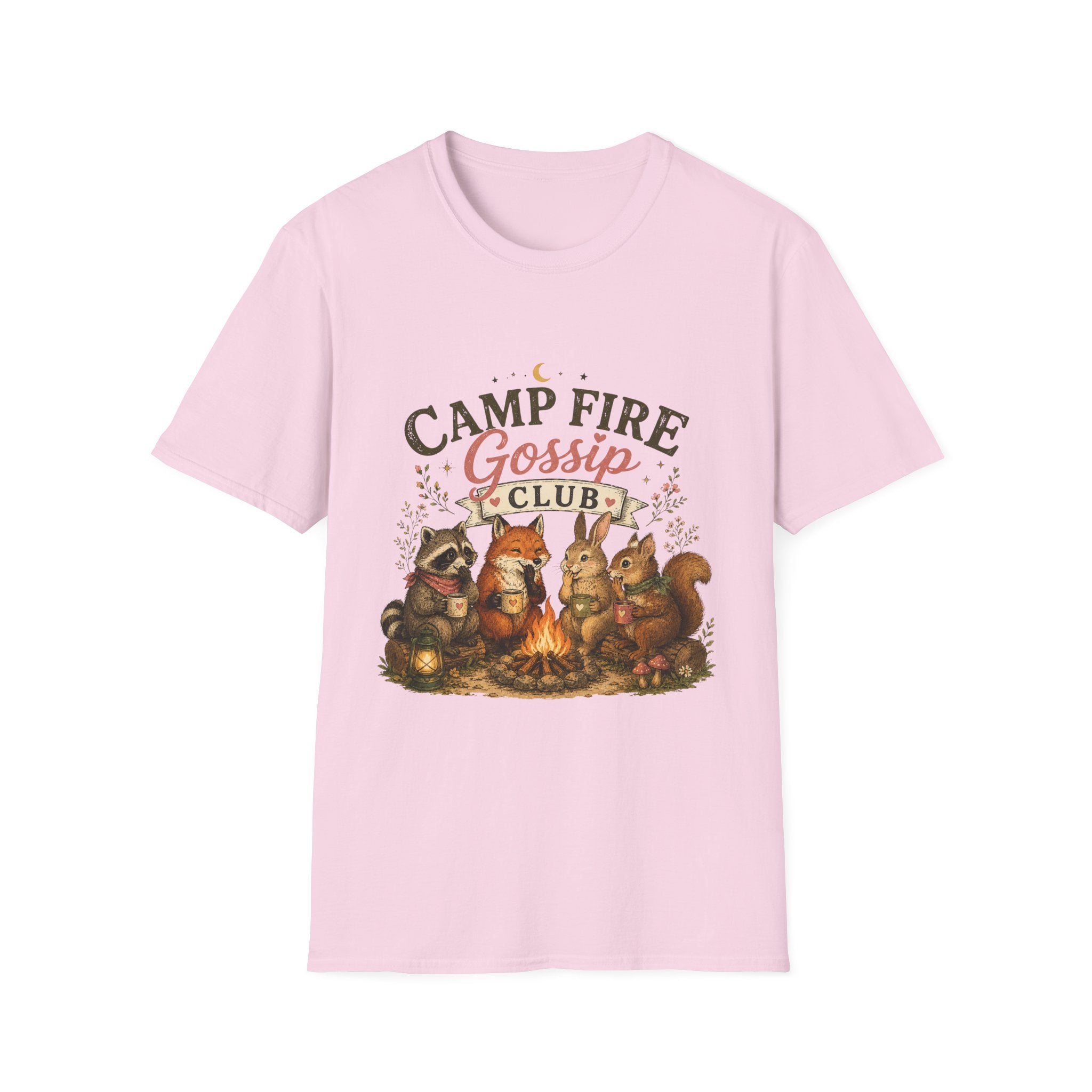 Camp Fire Gossip Club T-Shirt