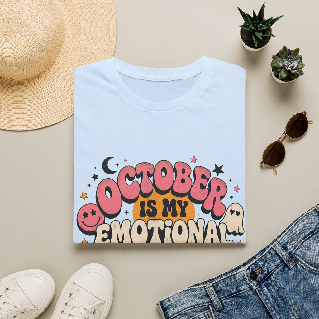 October Is My Emotional Support Month T-Shirt