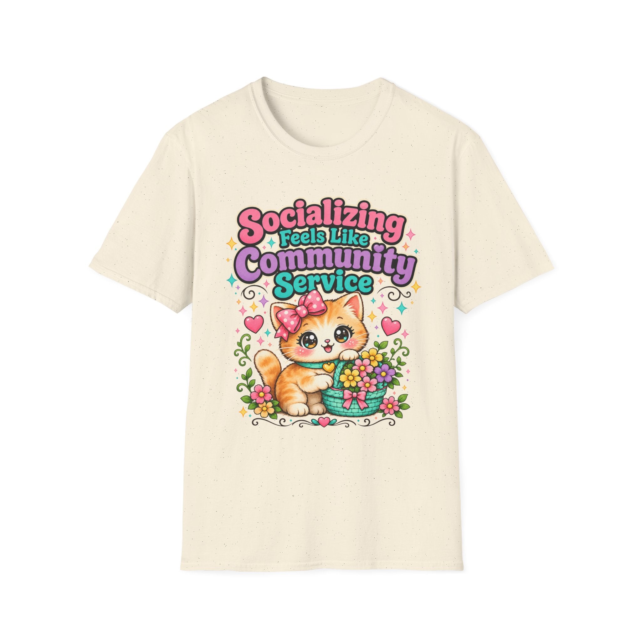 Socializing Feels Like Community Service T-Shirt