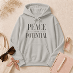 Peace Over Potential Hoodie | Unisex Healing Era Sweatshirt | Self-Love & Boundaries Pullover