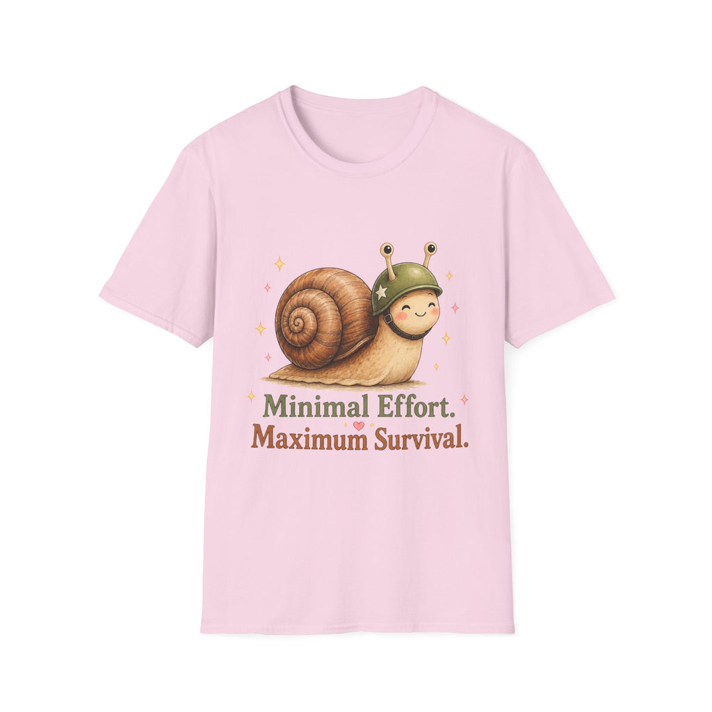 Minimal Effort Maximum Survival T-Shirt
