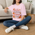 Autumn Leaves And Pumpkins Please T-Shirt