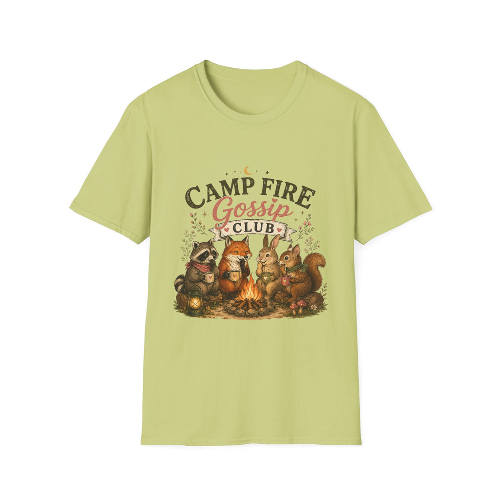 Camp Fire Gossip Club T-Shirt