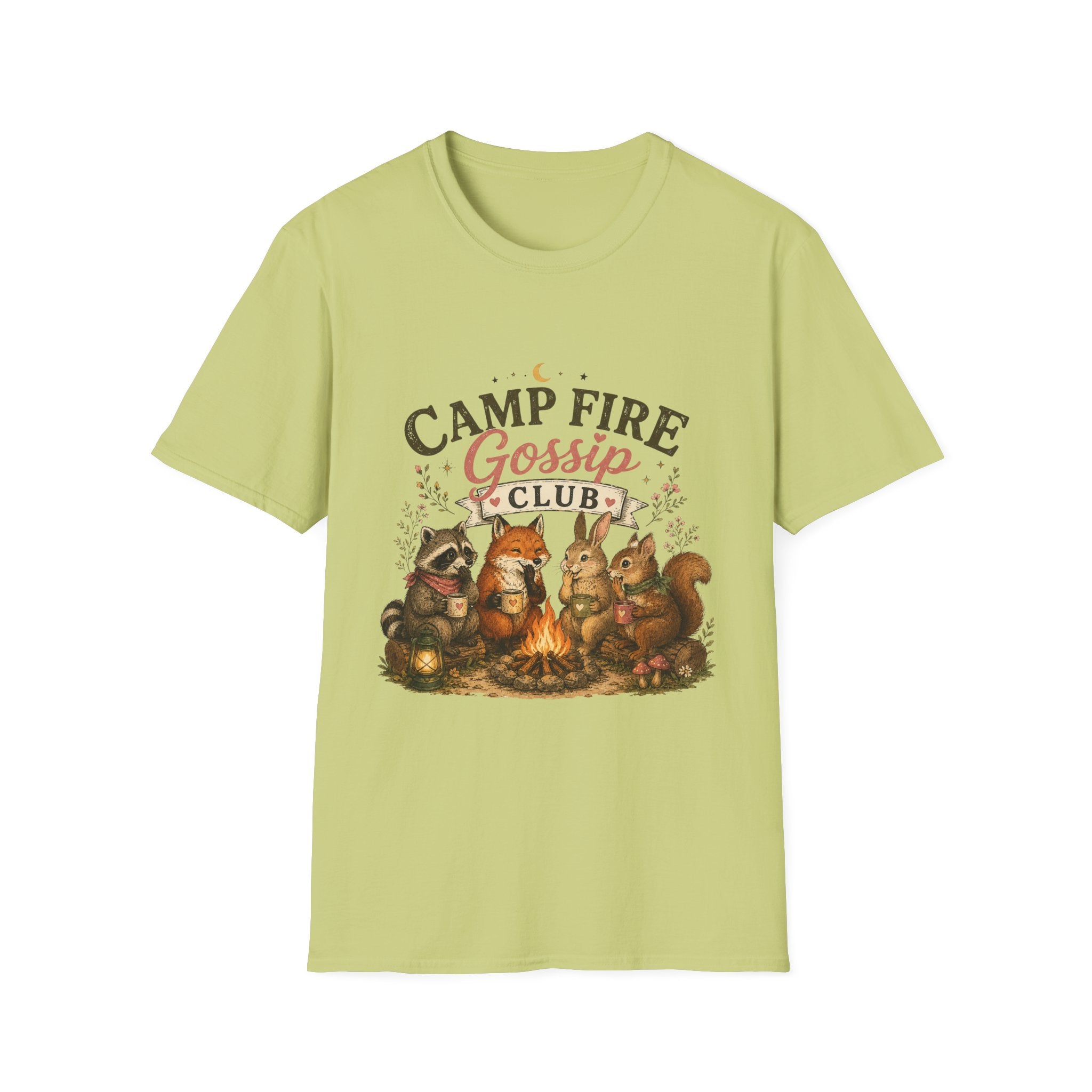 Camp Fire Gossip Club T-Shirt