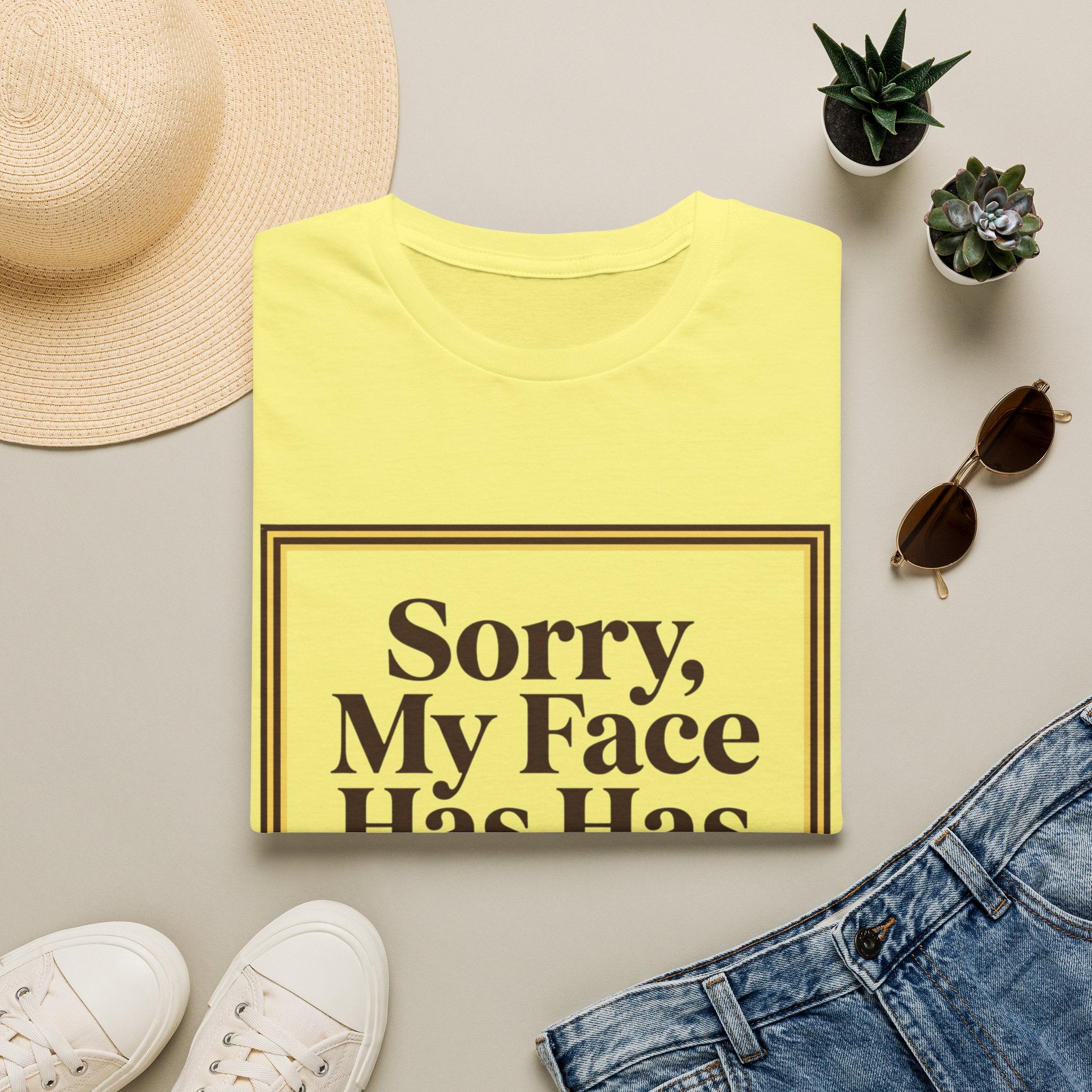 Sorry My Face Has Subtitles T-Shirt