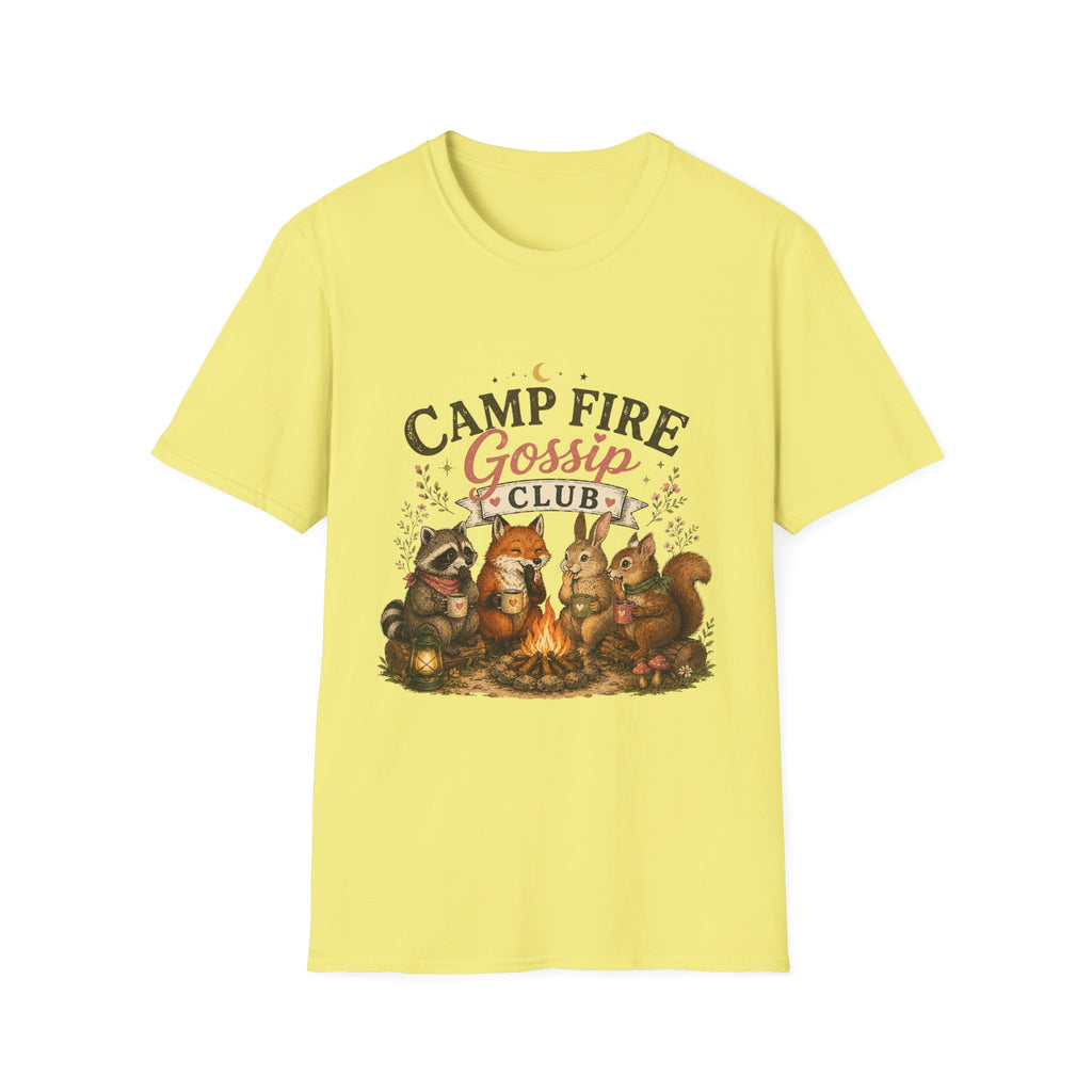 Camp Fire Gossip Club T-Shirt