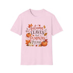 Autumn Leaves And Pumpkins Please T-Shirt
