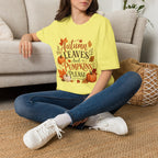 Autumn Leaves And Pumpkins Please T-Shirt