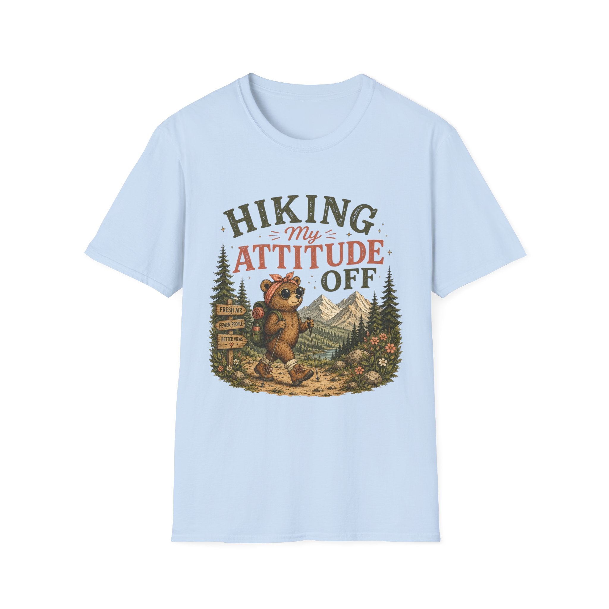 Hiking Off My Attitude T-Shirt