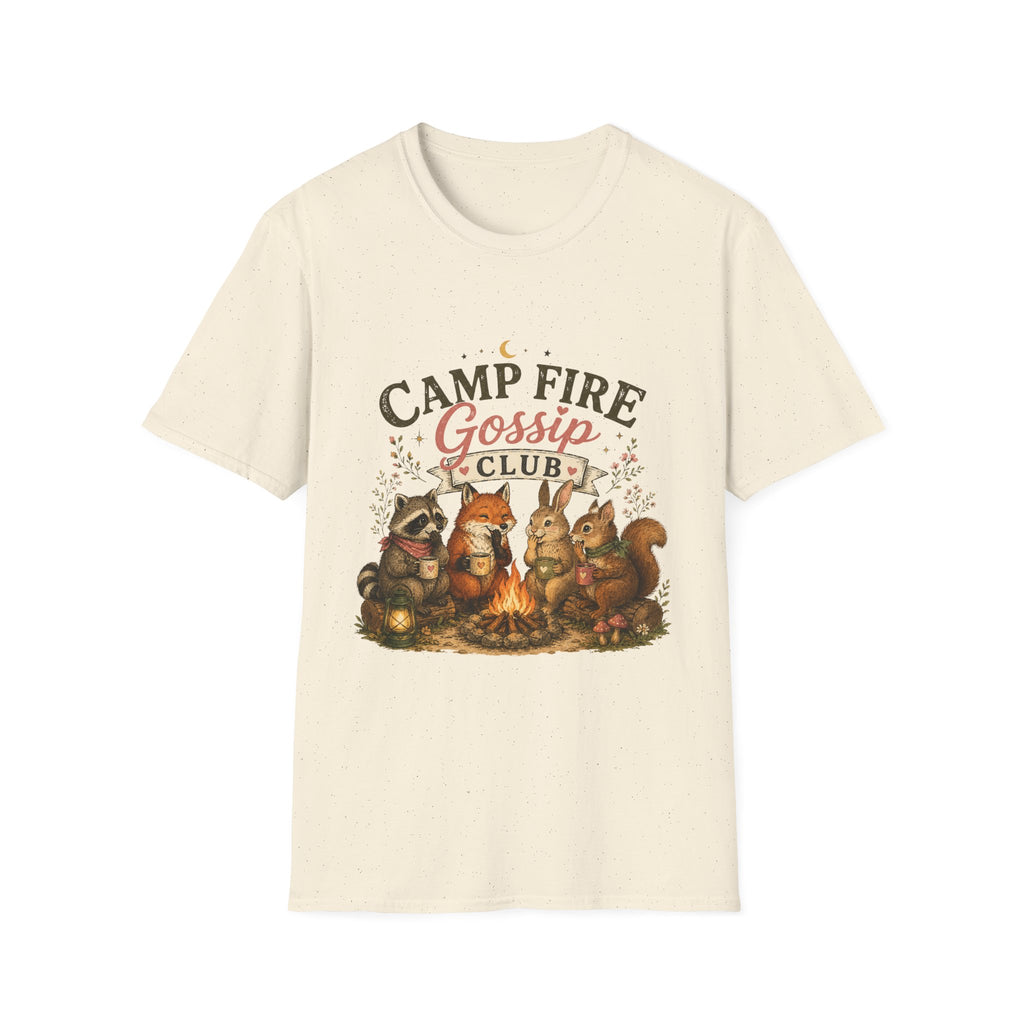 Camp Fire Gossip Club T-Shirt