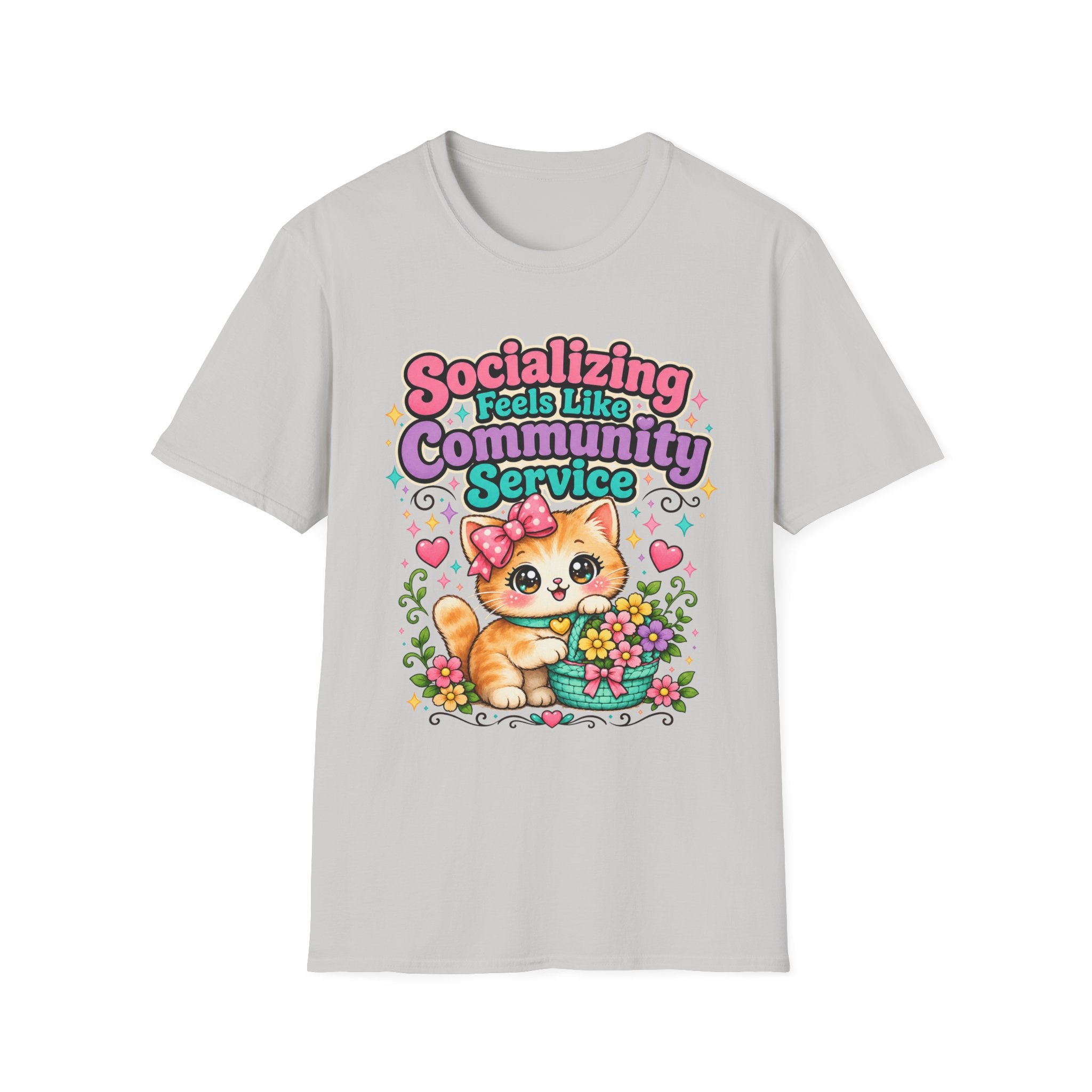 Socializing Feels Like Community Service T-Shirt