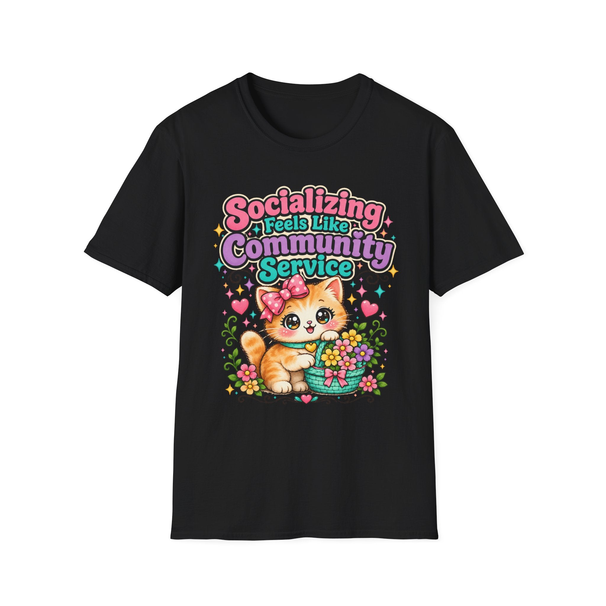 Socializing Feels Like Community Service T-Shirt