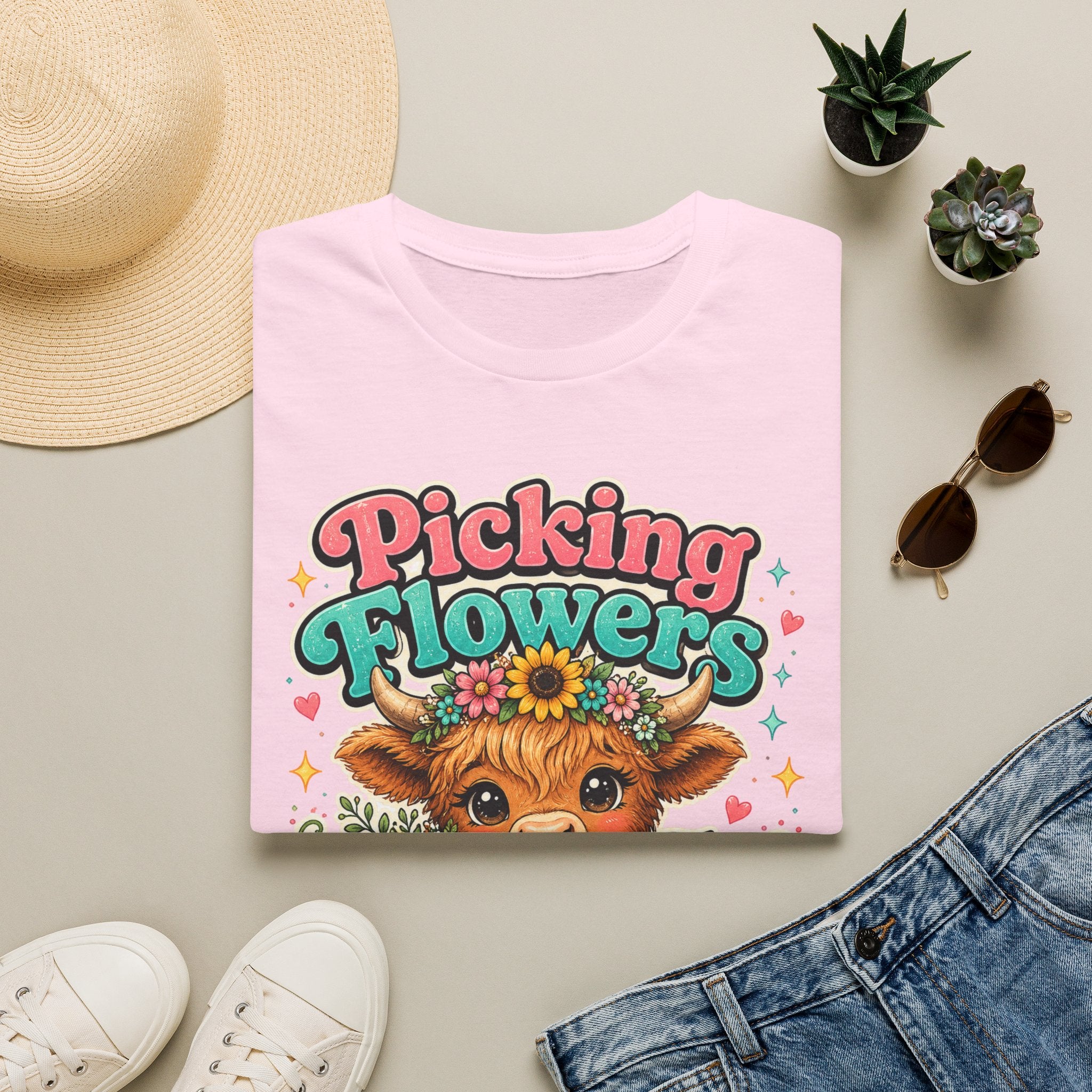 Picking Flowers Not Fights T-Shirt