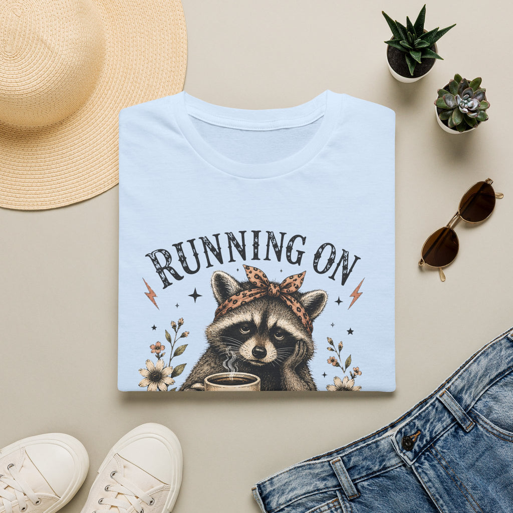 Running On Caffeine, Cortisol & Delusion T-Shirt