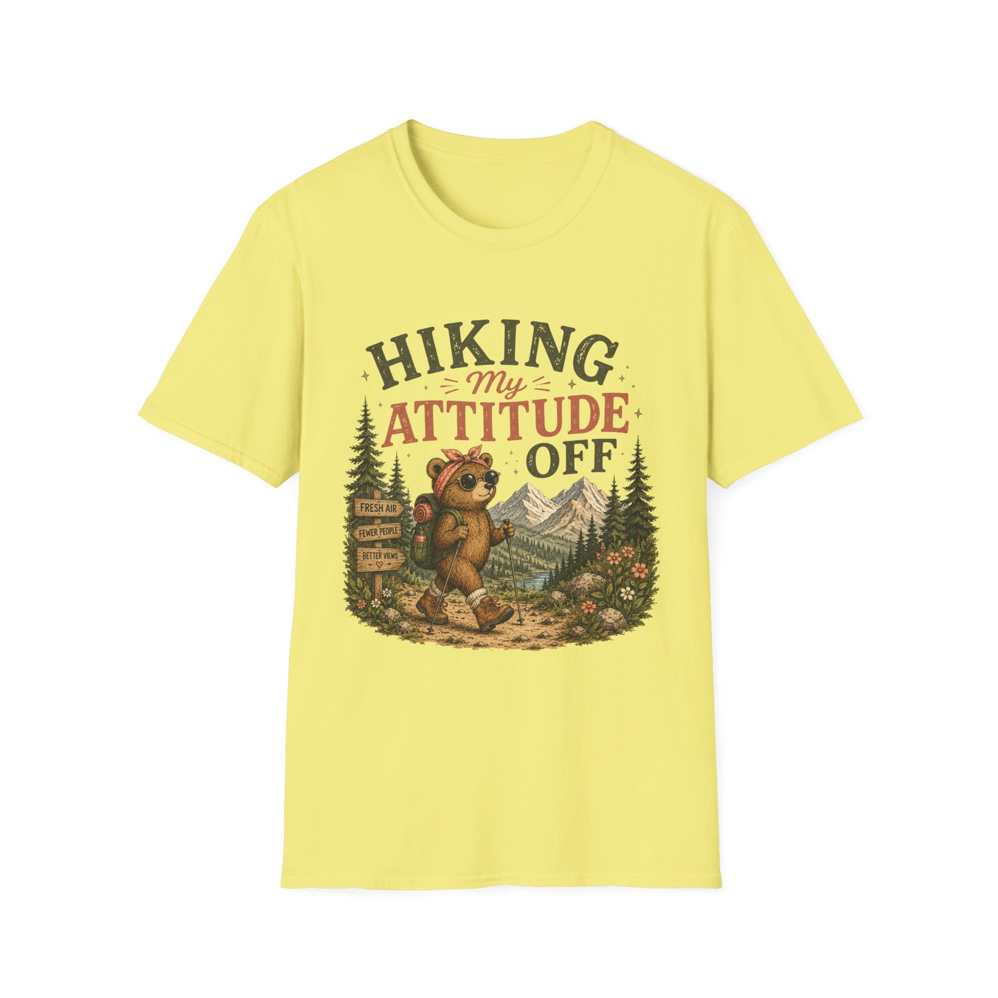 Hiking Off My Attitude T-Shirt