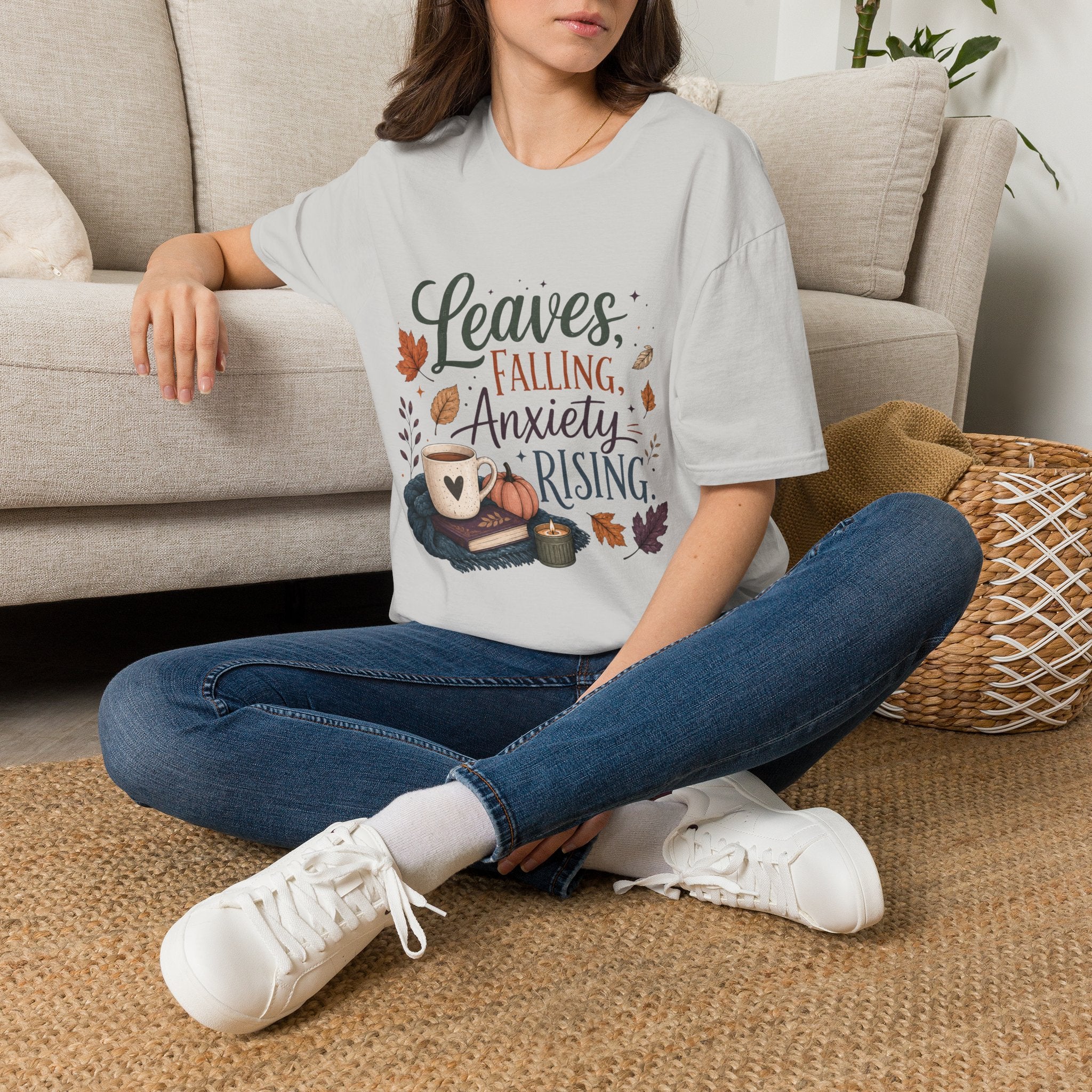 Leaves Falling, Anxiety Rising T-Shirt