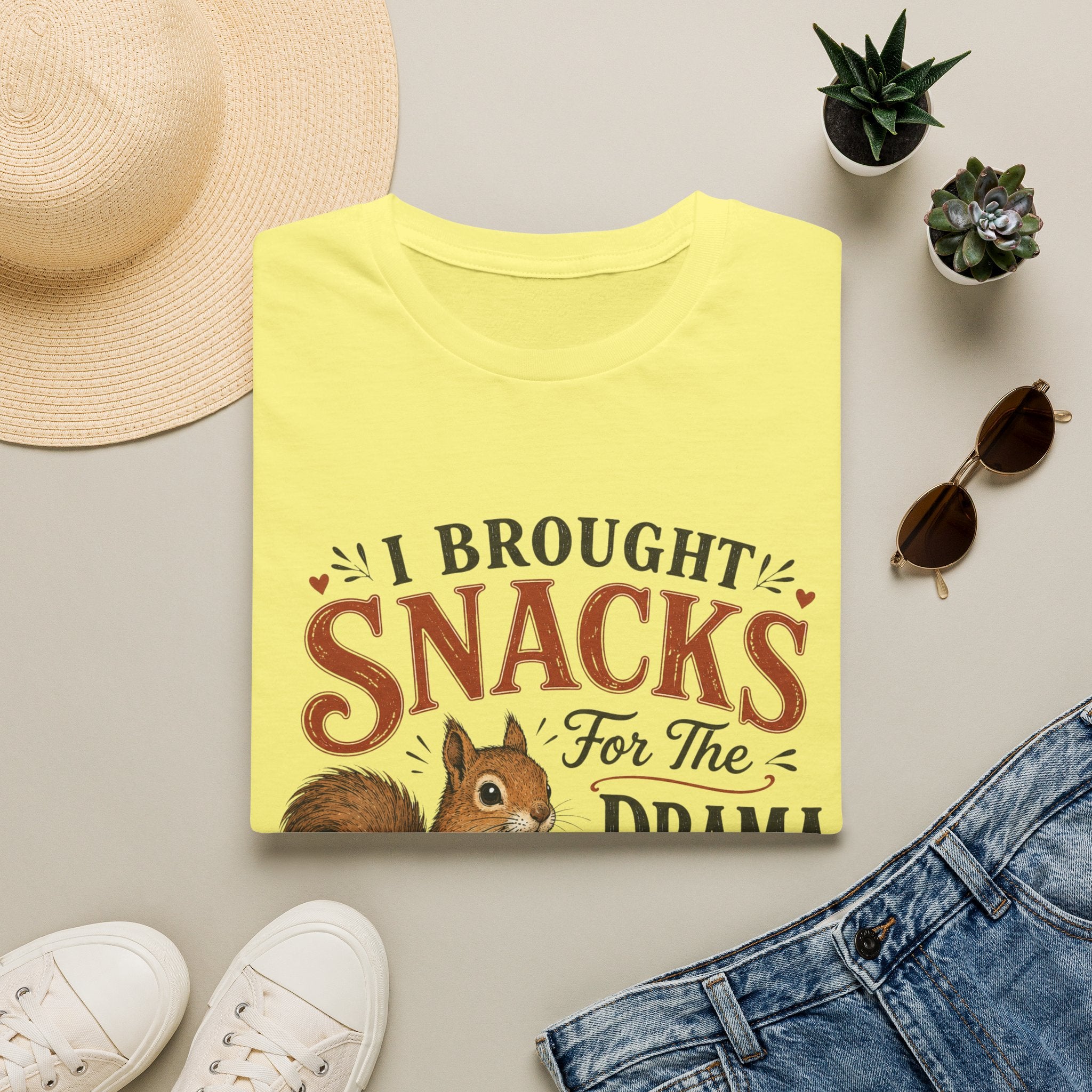 I Brought Snacks For The Drama T-Shirt