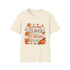 Autumn Leaves And Pumpkins Please T-Shirt