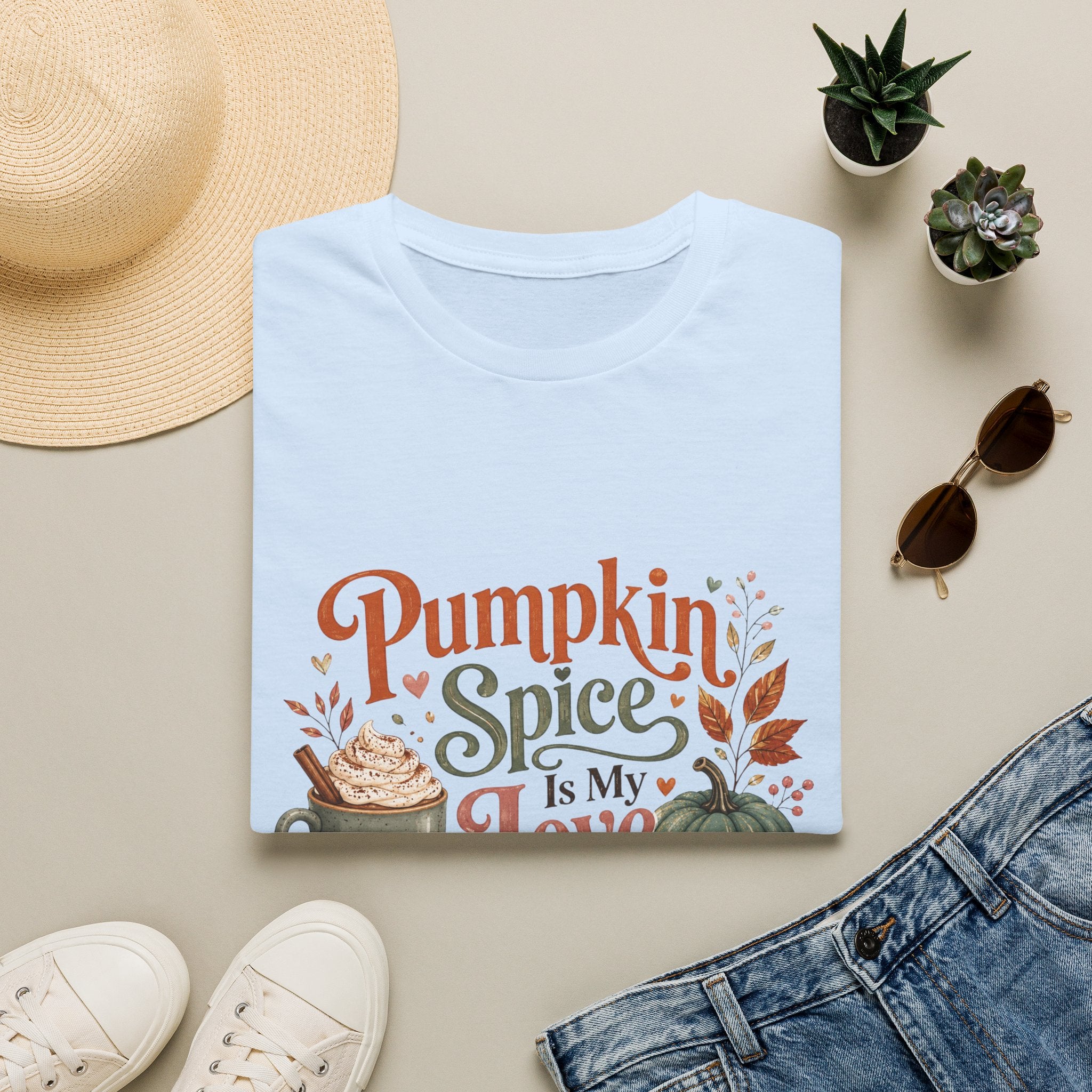 Pumpkin Spice Is My Love Language T-Shirt