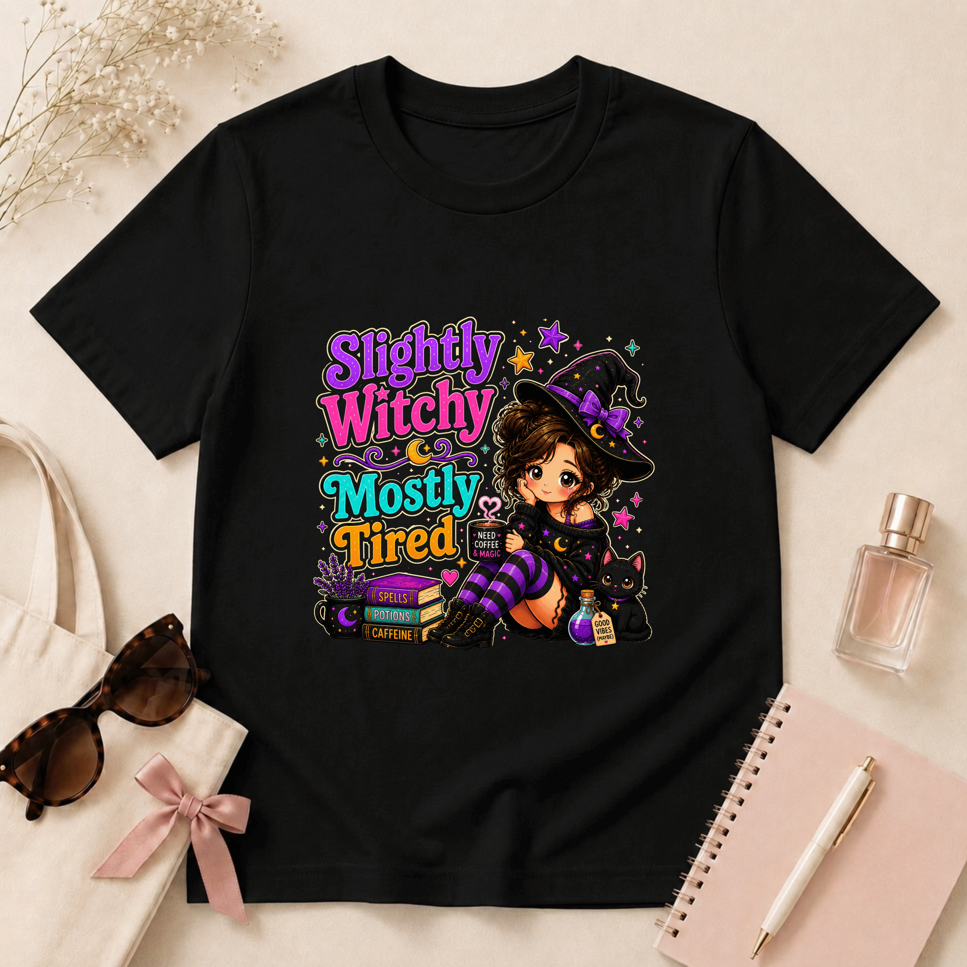 Slightly Witchy, Mostly Tired T-Shirt