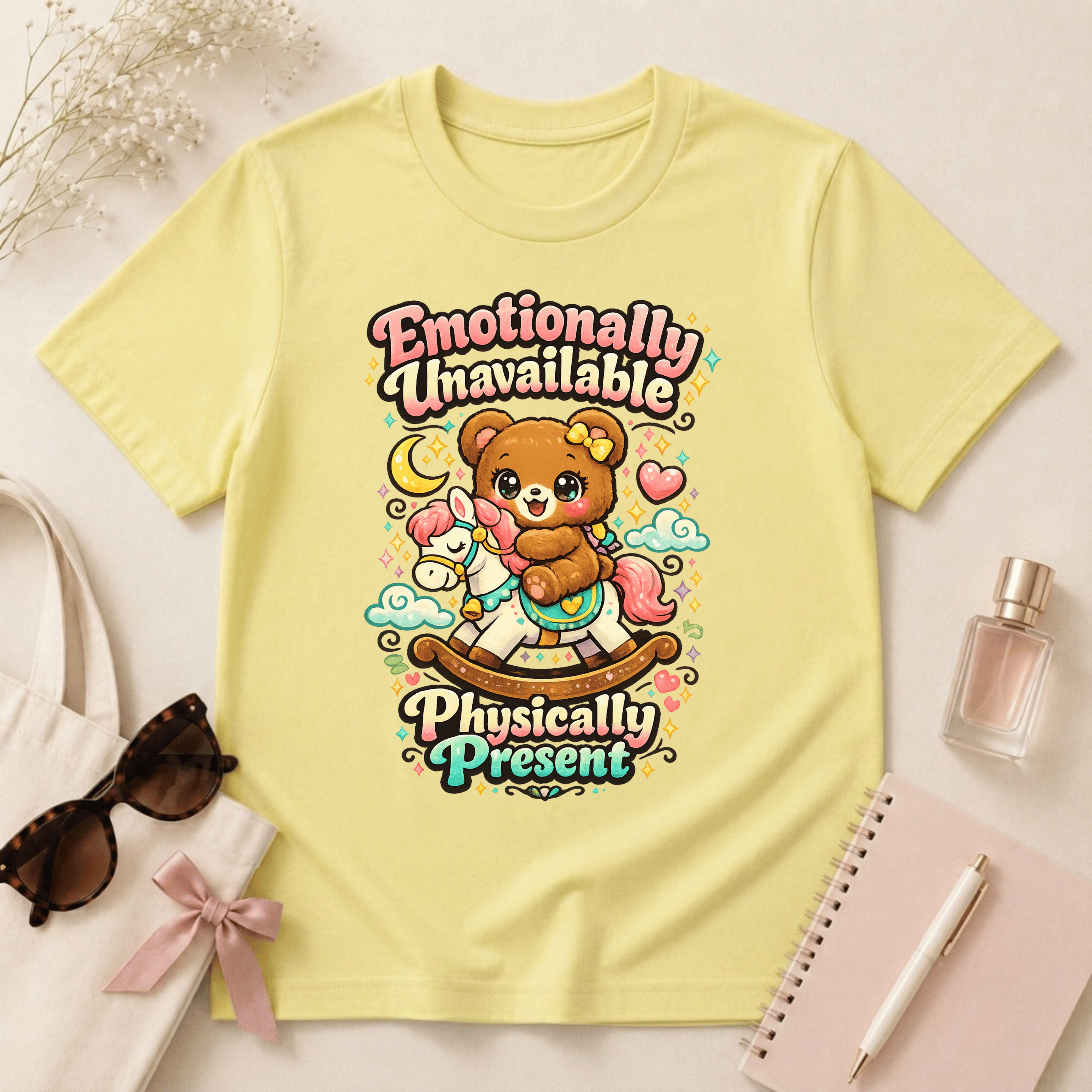 Emotionally Unavailable Physically Present T-Shirt