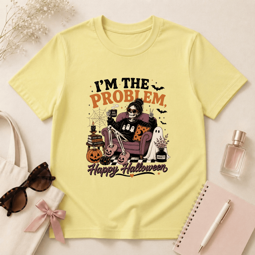 I'm The Problem, Happy Halloween T-Shirt