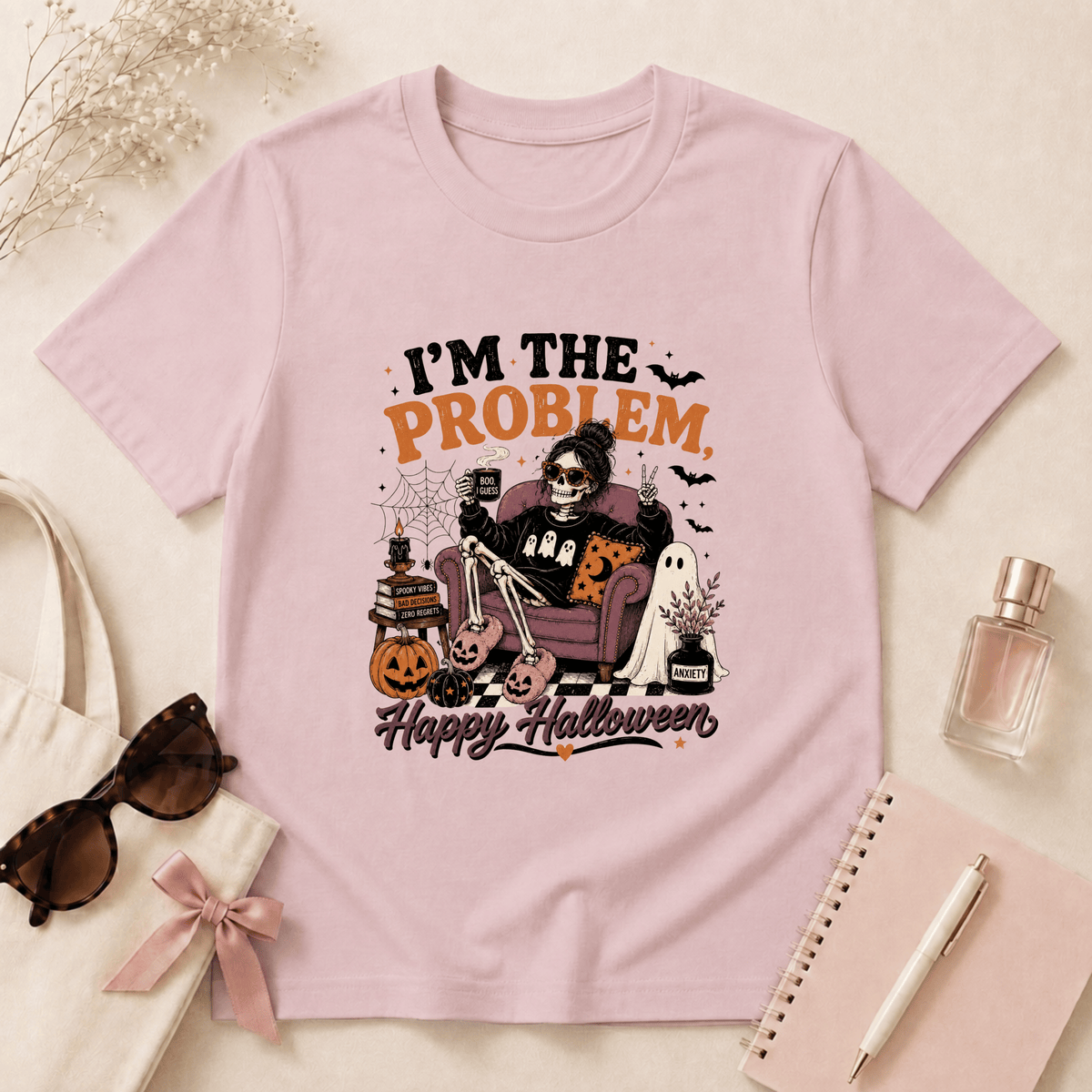 I'm The Problem, Happy Halloween T-Shirt