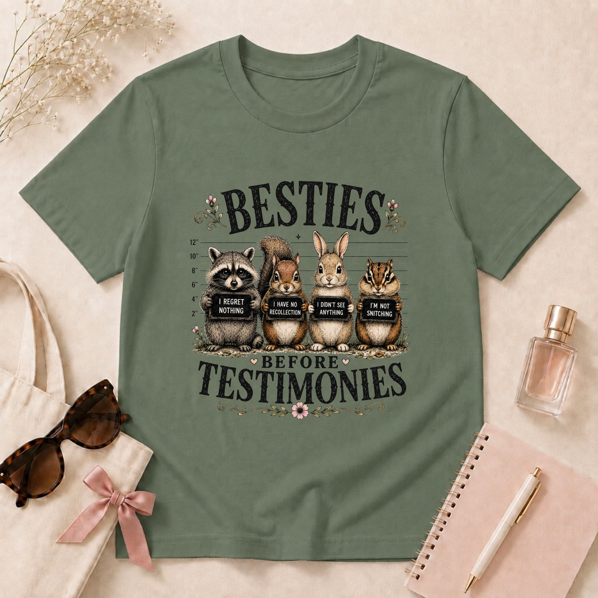 Besties Before Testimonies T-Shirt