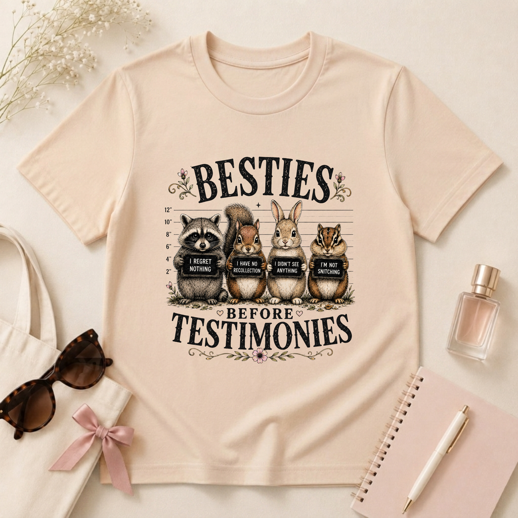 Besties Before Testimonies T-Shirt