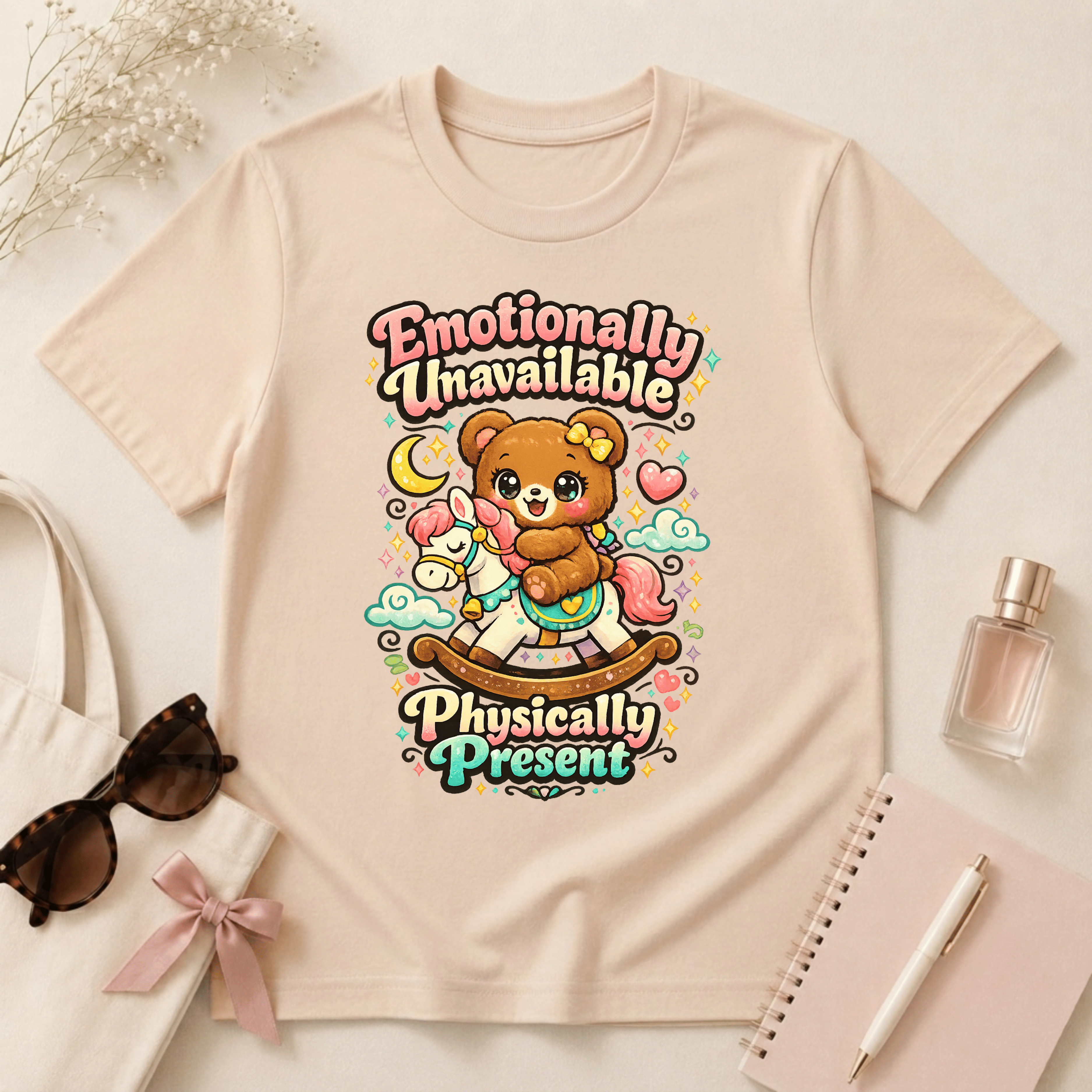 Emotionally Unavailable Physically Present T-Shirt