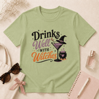 Drinks Well With Witches T-Shirt