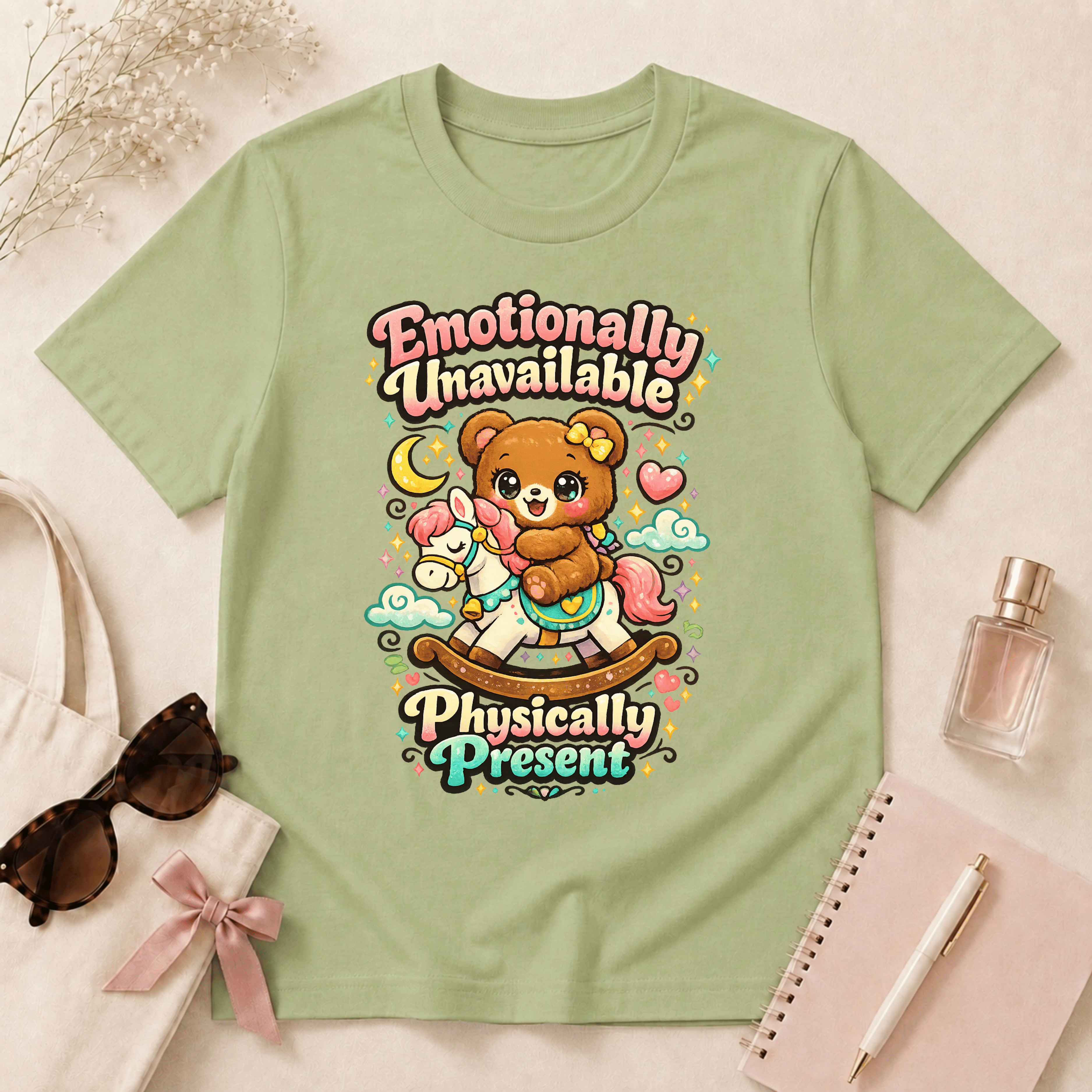 Emotionally Unavailable Physically Present T-Shirt