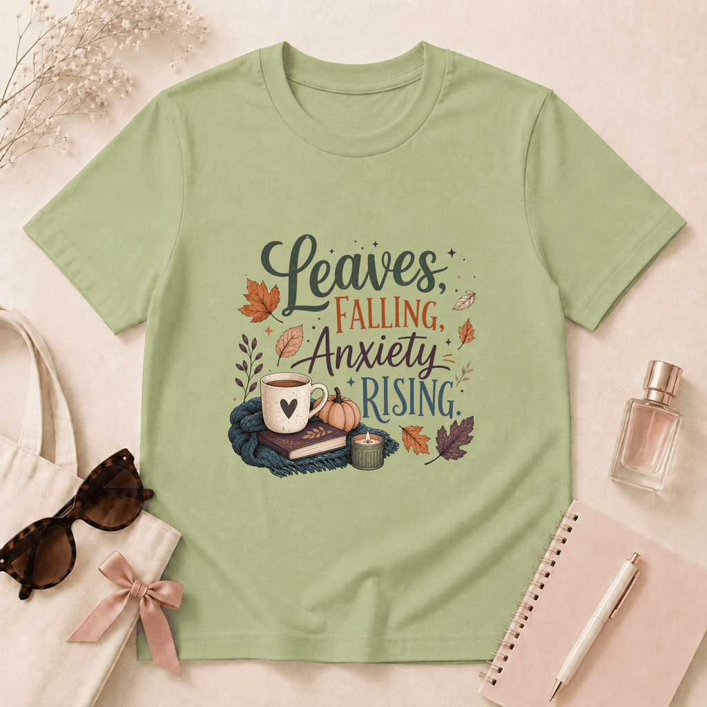 Leaves Falling, Anxiety Rising T-Shirt