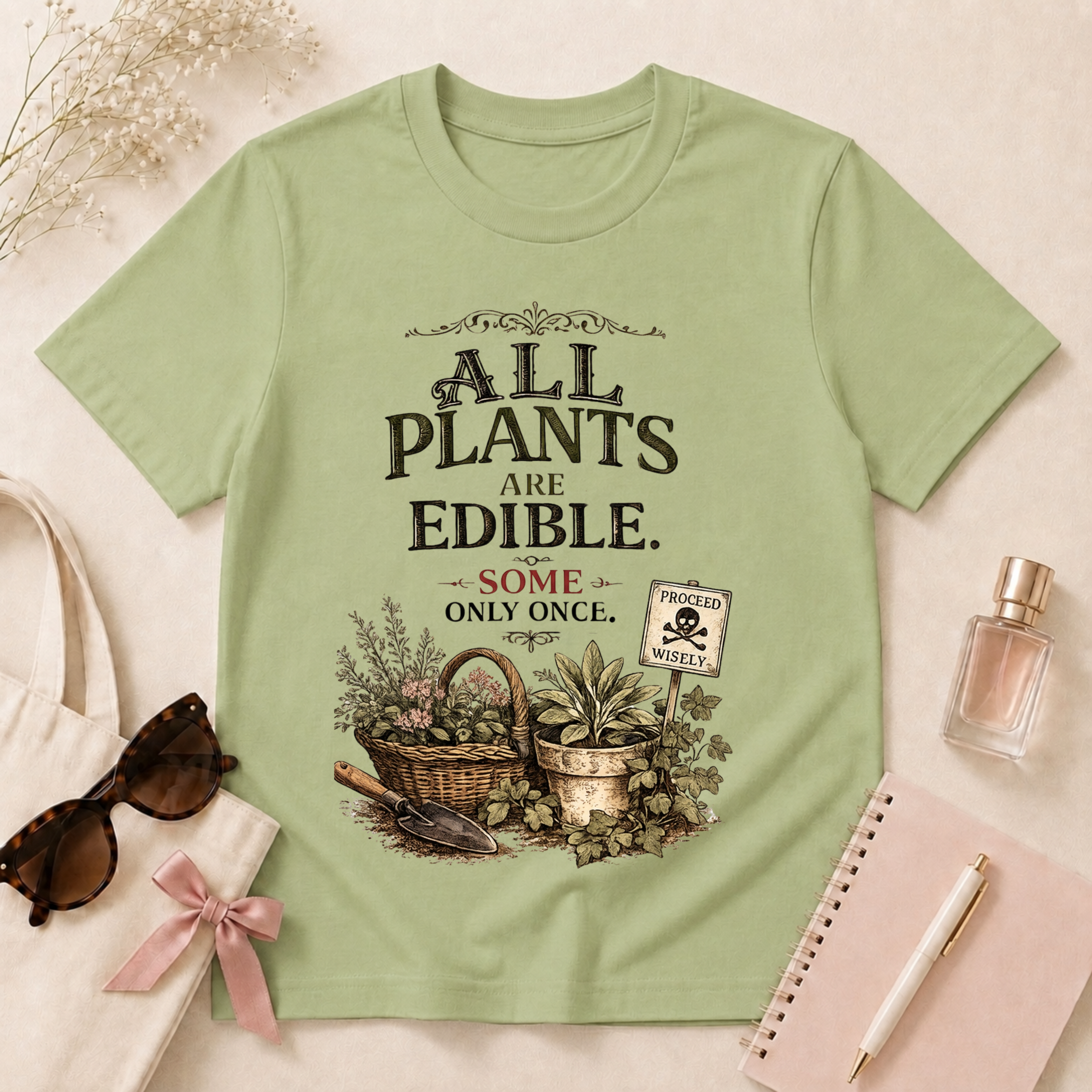 All Plants Are Edible v2 T-Shirt