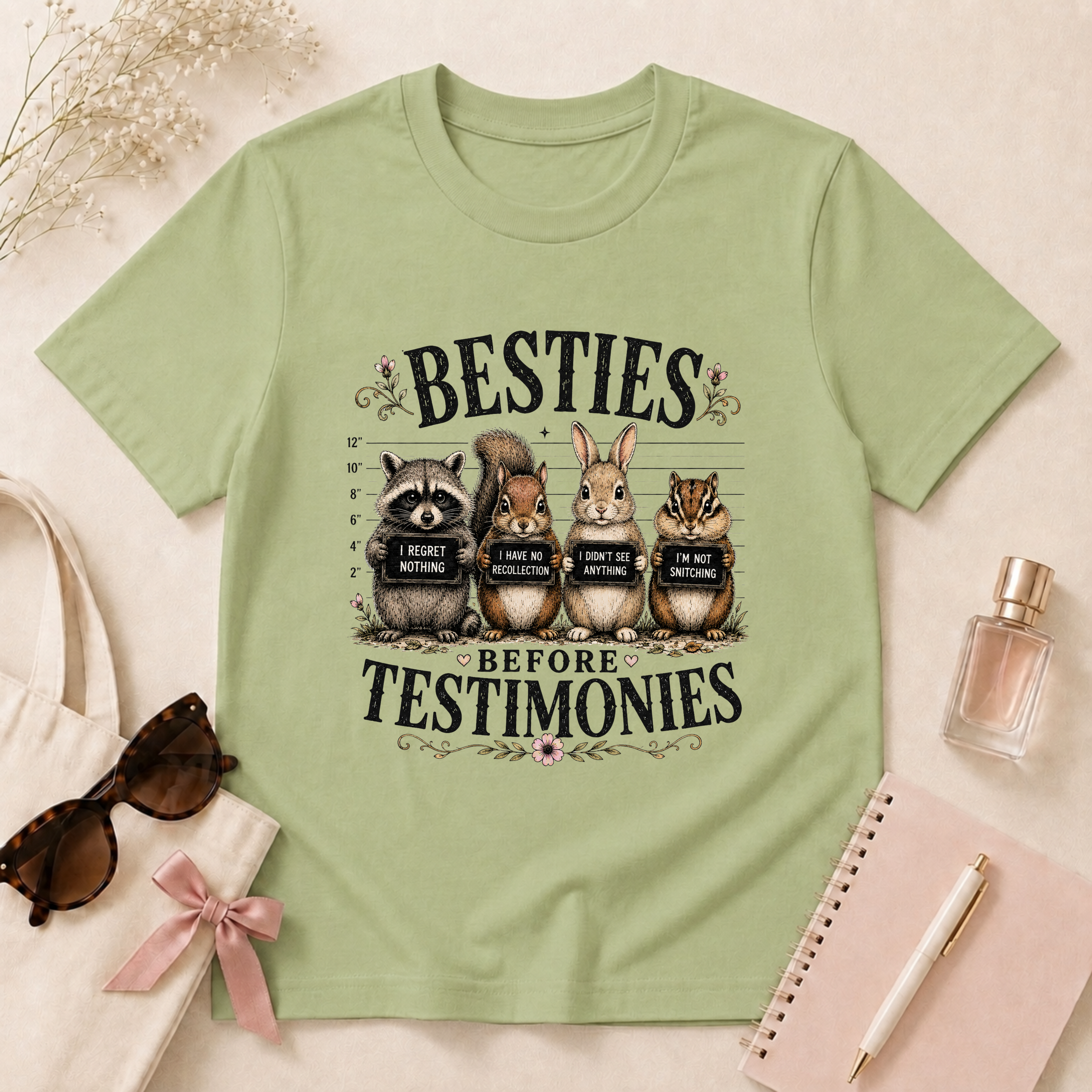 Besties Before Testimonies T-Shirt