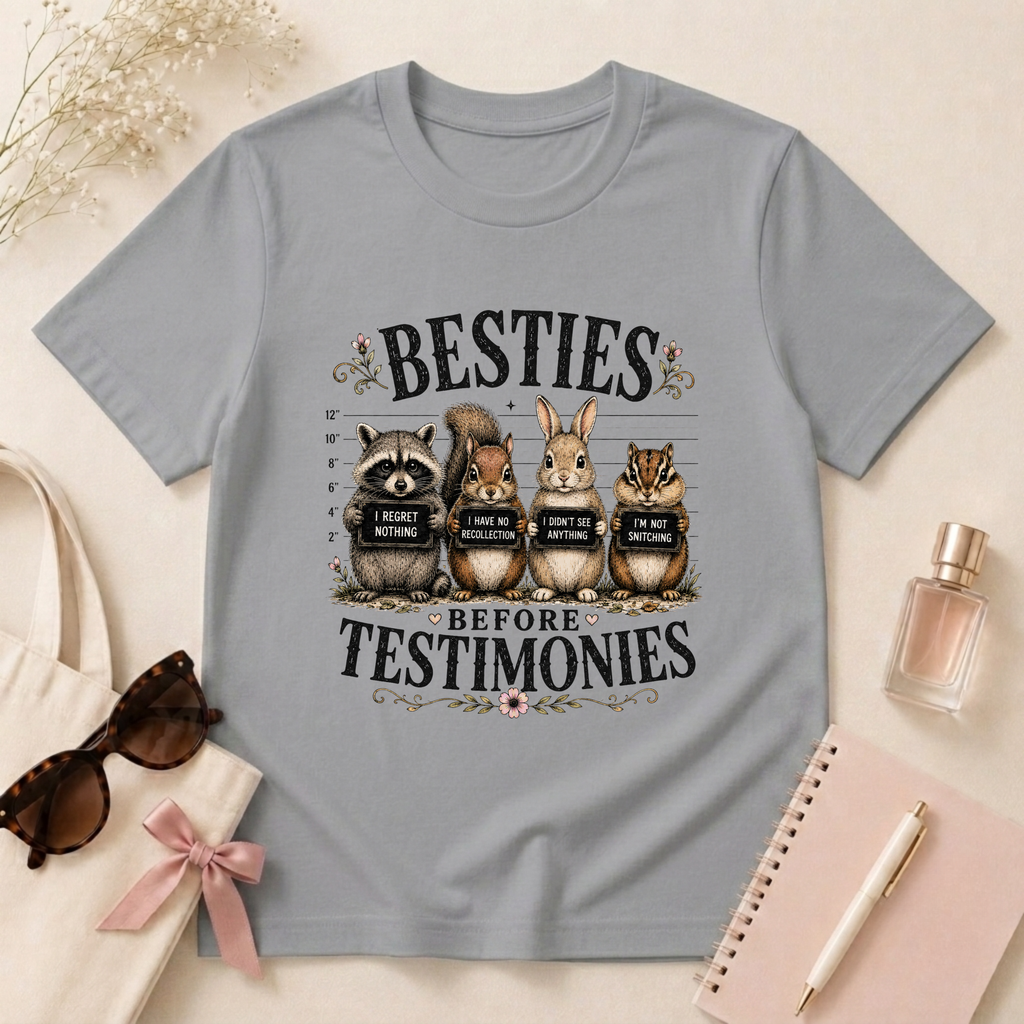 Besties Before Testimonies T-Shirt
