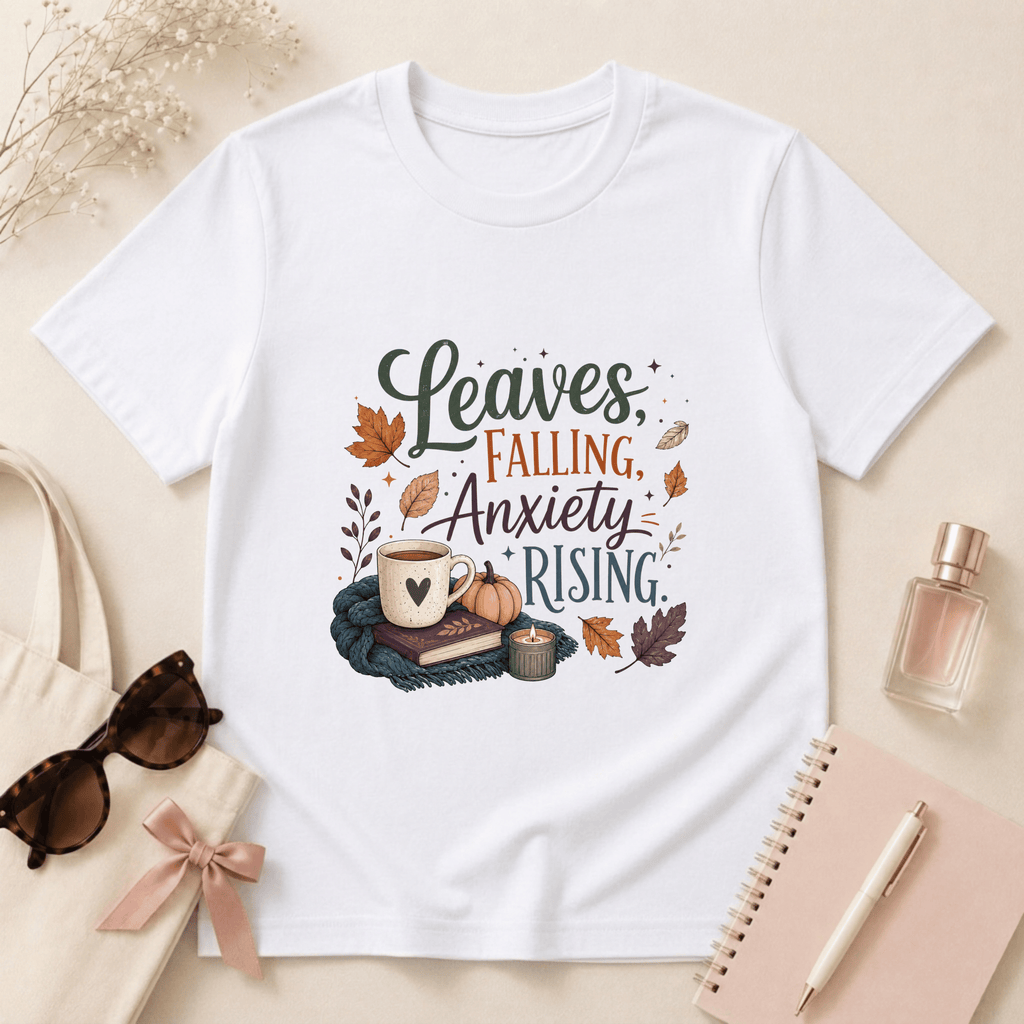 Leaves Falling, Anxiety Rising T-Shirt