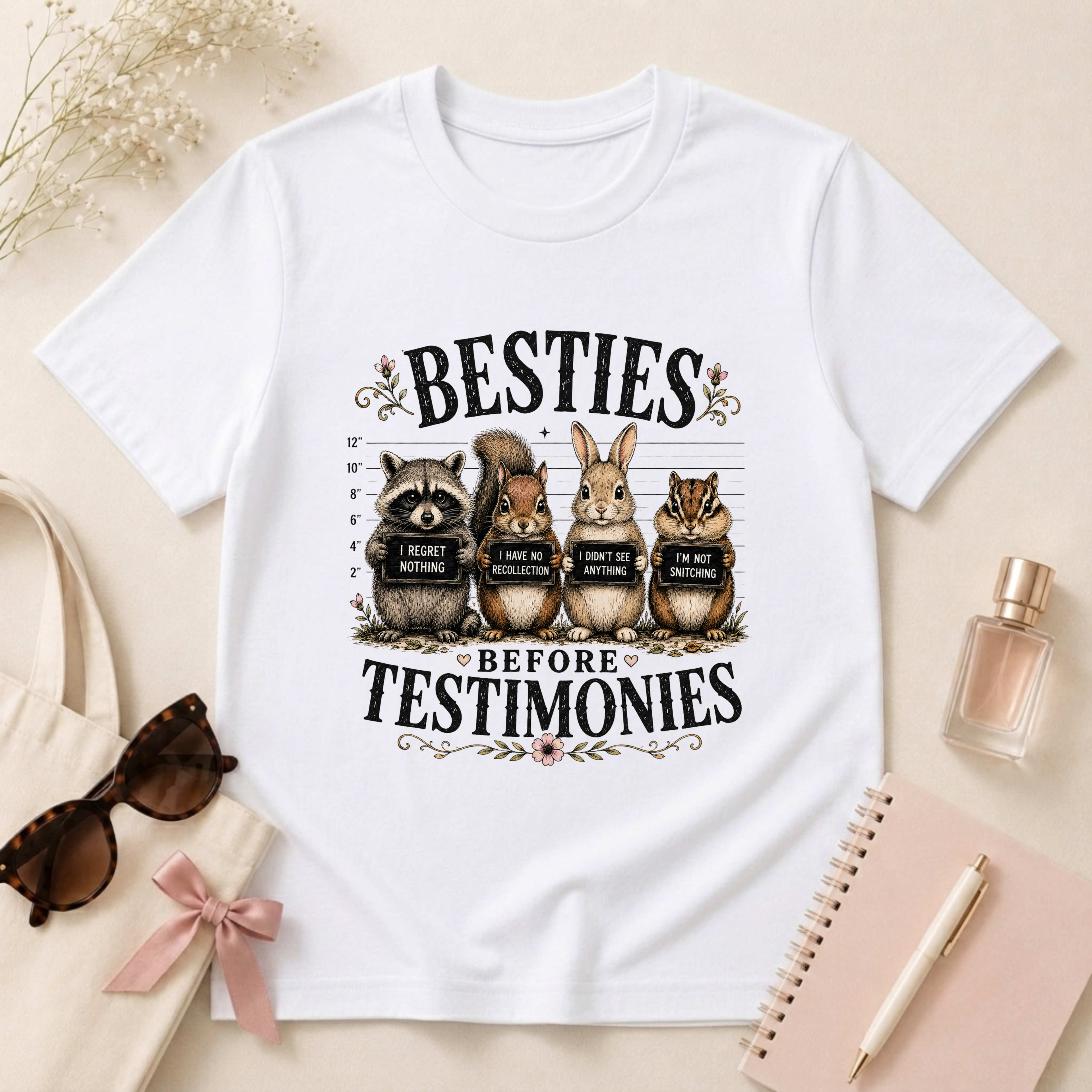 Besties Before Testimonies T-Shirt